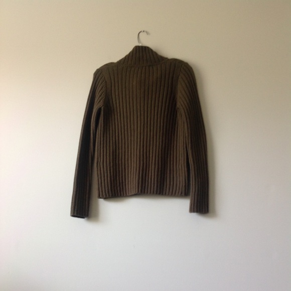 Contemporaine Texture Wool-Nylon  Cardigan - Picture 2 of 3